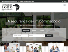 Tablet Screenshot of leonardolobo.com.br